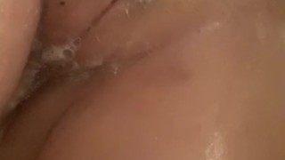 Playing in the shower