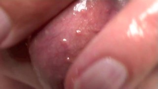 extreme close up of ball massage (erotic art)