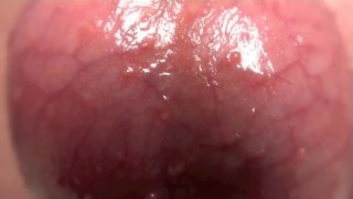 extreme close up of ball massage (erotic art)