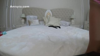 Anisyia Jasmin 4k60fps closeup soaked in oil panties