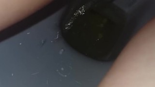 Gina's close up Pussy dirty pissing girl girls bold pussy on toilett