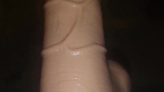 Jay dragon riding dildo closeup