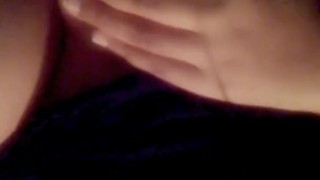 Sucking my tits, slow it down