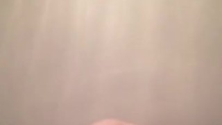 Bent over with my vibrator