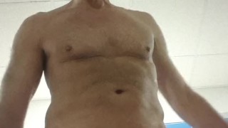 gettin dressed at the gym