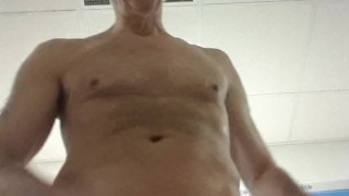 gettin dressed at the gym
