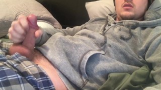 Solo Male gets hard and Jerks on Chaturbate (No Cum)