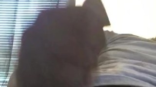 Thug Black Teen Masturbating Big Black Cock Until It Cums