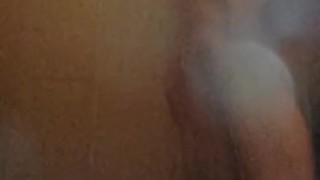 Andres takes a shower and play with his dick