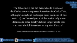 Cocky Club Interview with Brendon