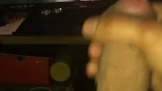 Masterbating hard cock, A little alone time.