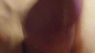 Masturbating my hard cock and cumming!