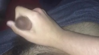 STROKING MY HARD THICK COCK & MOANING!!!