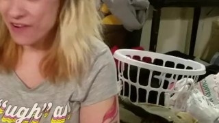Fucking my fake tit til I piss all over it