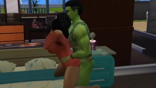 Black Hulk Smash Sims 4