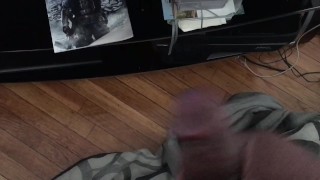 BBC jerking off while wife at work