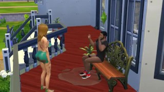 car splash her but i still got that neck sims 4