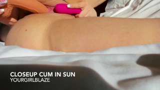 Closeup Cum In Sun