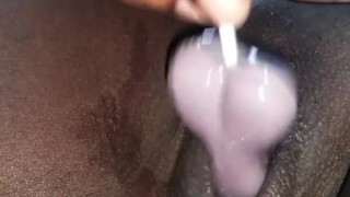 Dick sucker makes my pussy squirt