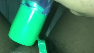 Big dick masturbating with cum shot