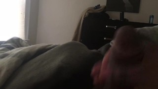 Jerking off while my wife is in the other room