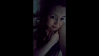 A little playing with my breasts