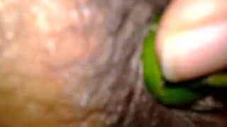 HOT CHILI in MY Tight asS! UN Chile muUUy picante en mi CULITO