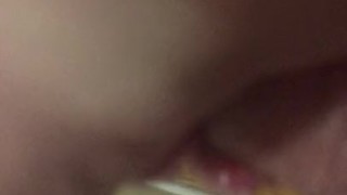 Solo lube and masturbation