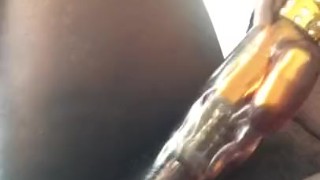 Ebony pussy masturbation