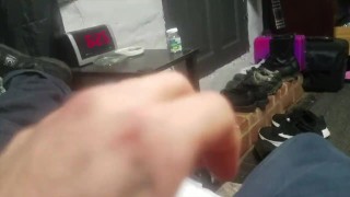 Sir Kink blowing a solo huge load out of his small cock!