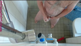 Wichsen mit Schaum in der Dusche ** Foot Fun **
