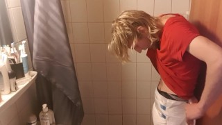 trying to put as many diapers on as possible