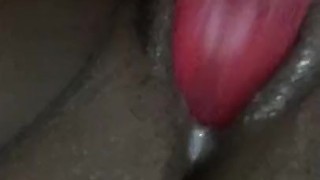 Playing with my juicy creamy pussy for the first time
