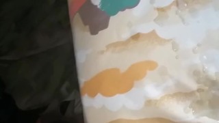 Daddy shoots his massive load :33333