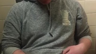 Jerking of in UC Berkeley bathroom