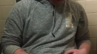 Jerking of in UC Berkeley bathroom