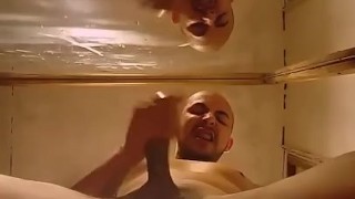 Masturbation in front of the mirror
