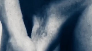 slowly rubbing my big huge cock