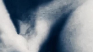 slowly rubbing my big huge cock