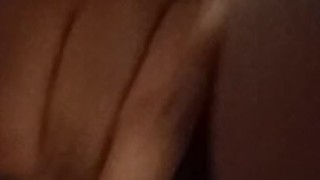 Teasing her clit
