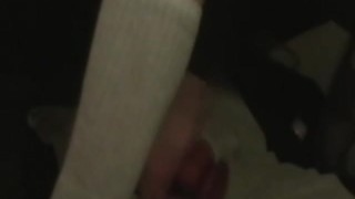 big 8inch red fat muscle dildo oil ass stretch fuck & lick suck finish