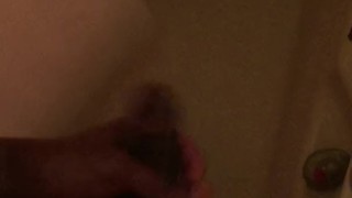 Shower jerk an piss!!