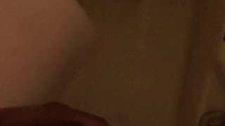 Shower jerk an piss!!