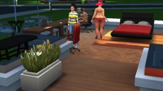 big red came over sims4