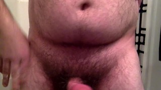 Me Jacking Off After a Shower- HUGE CUMSHOTS!