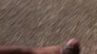Hot load from the PublicPrincess quick cum in front for car lot