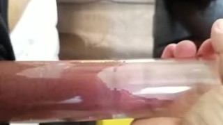 Trying out new premium penis pump outside and more
