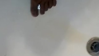 Pissing in my feet