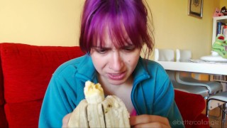 A vore accident: I suddenly find you in my banana!