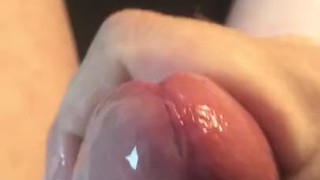 Close up of cumming